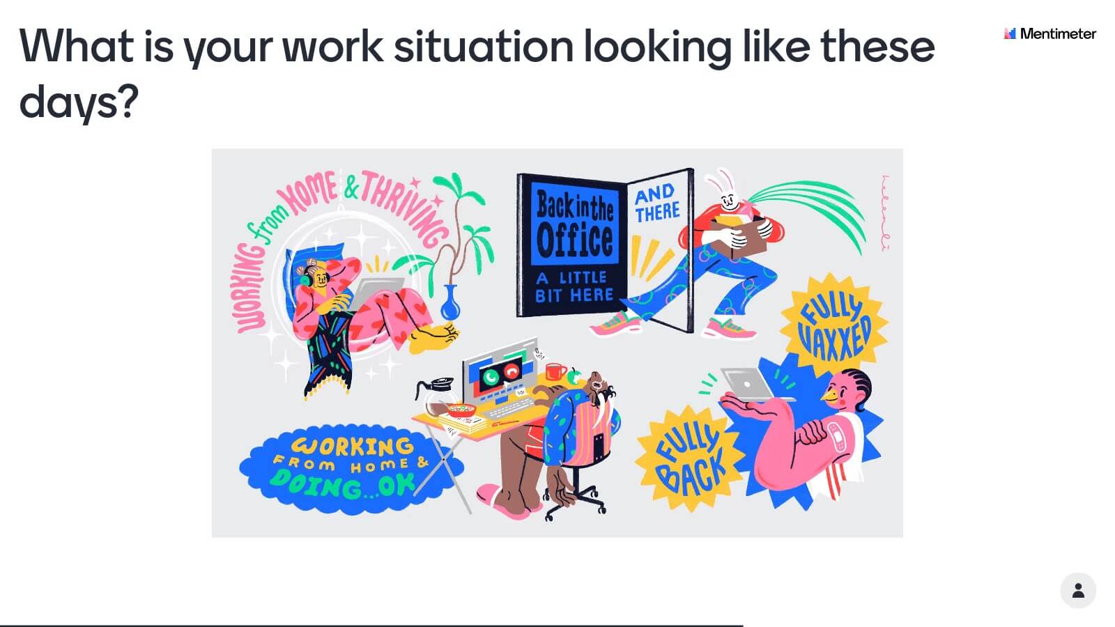What is your work situation looking like these days?