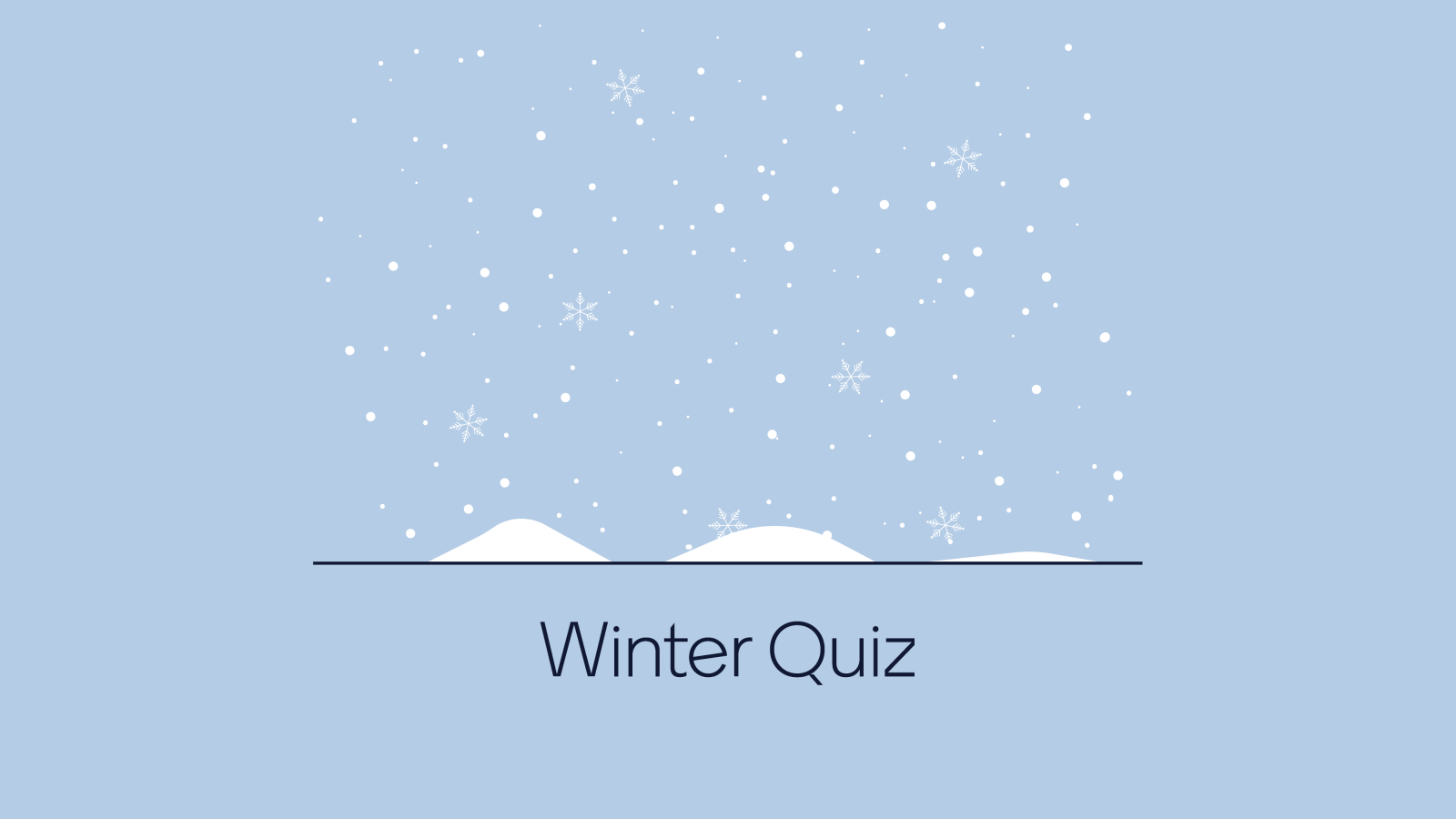 Winter Quiz